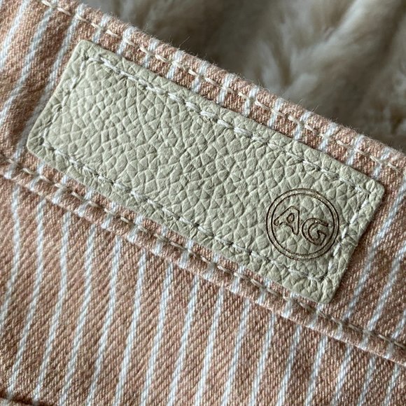 Anthropologie AG striped crop Size 26 - super cute mid-rise bootcut - slim leg - Picture 4 of 8